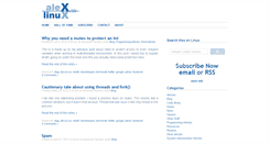 Desktop Screenshot of alexonlinux.com